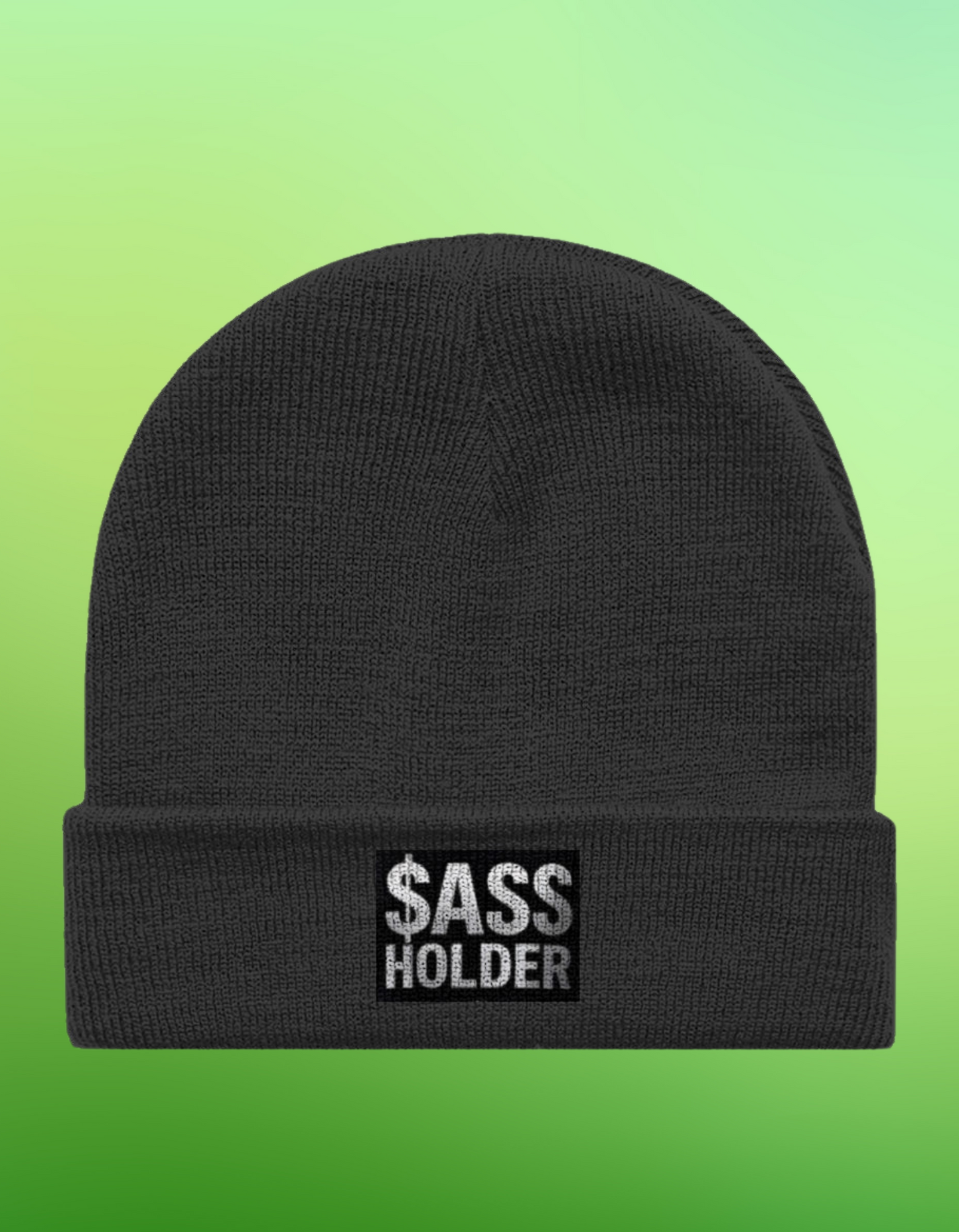 🔥 $ASS HOLDER Cuff Beanie 🧢